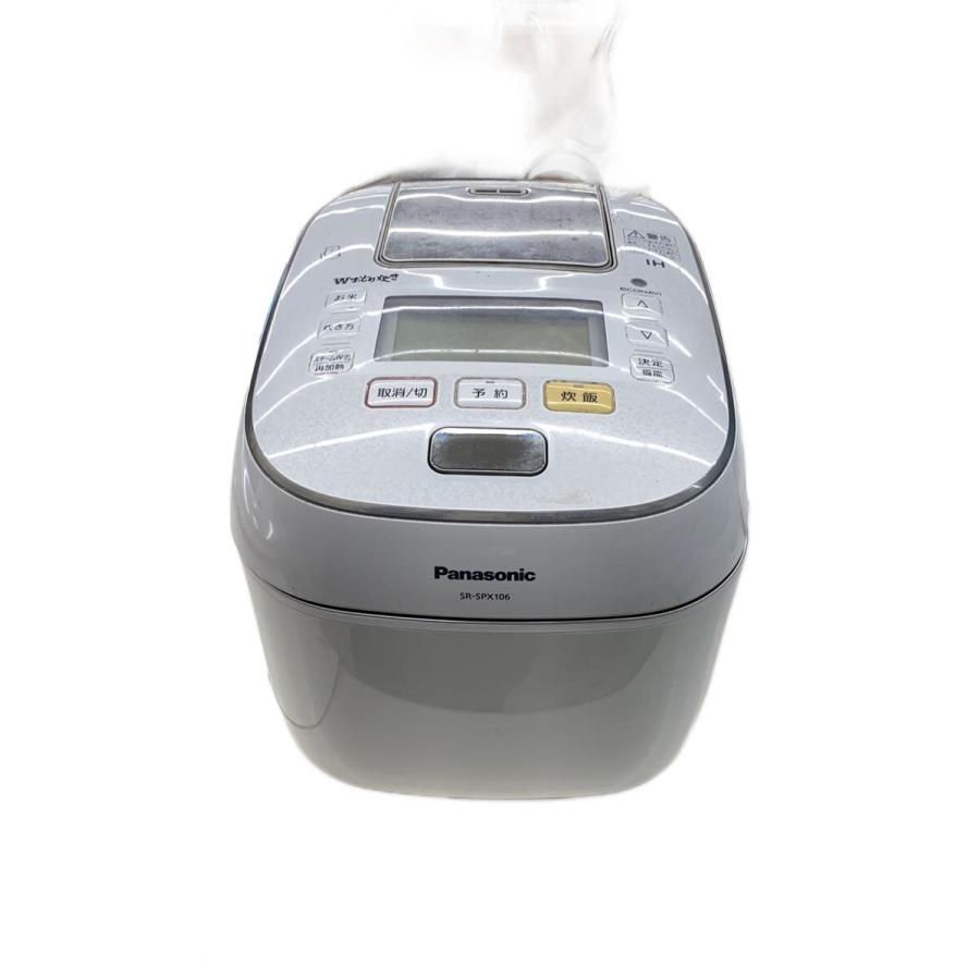 Panasonic◇炊飯器 Wおどり炊き SR-SPX106-W [スノークリスタル