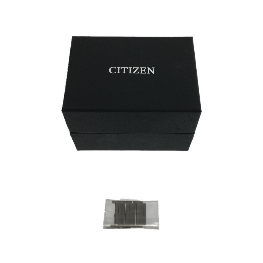 CITIZEN◆クォーツ腕時計/アナログ/ステンレス/BLK/SLV/W770MV//クロノグラフ ECO-DRIVE エコドライブ CONNECTED BLUETOOTH｜ssol-shopping｜06