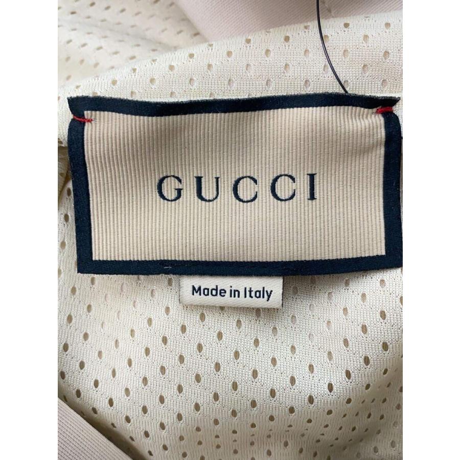 GUCCI◇パーカー/S/ポリエステル/ベージュ/ロゴ/マフポケット/752274
