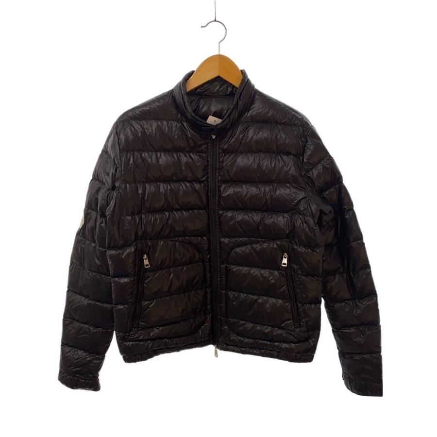 MONCLER◇ダウンジャケット/2/ナイロン/ブラック/無地/C1-091