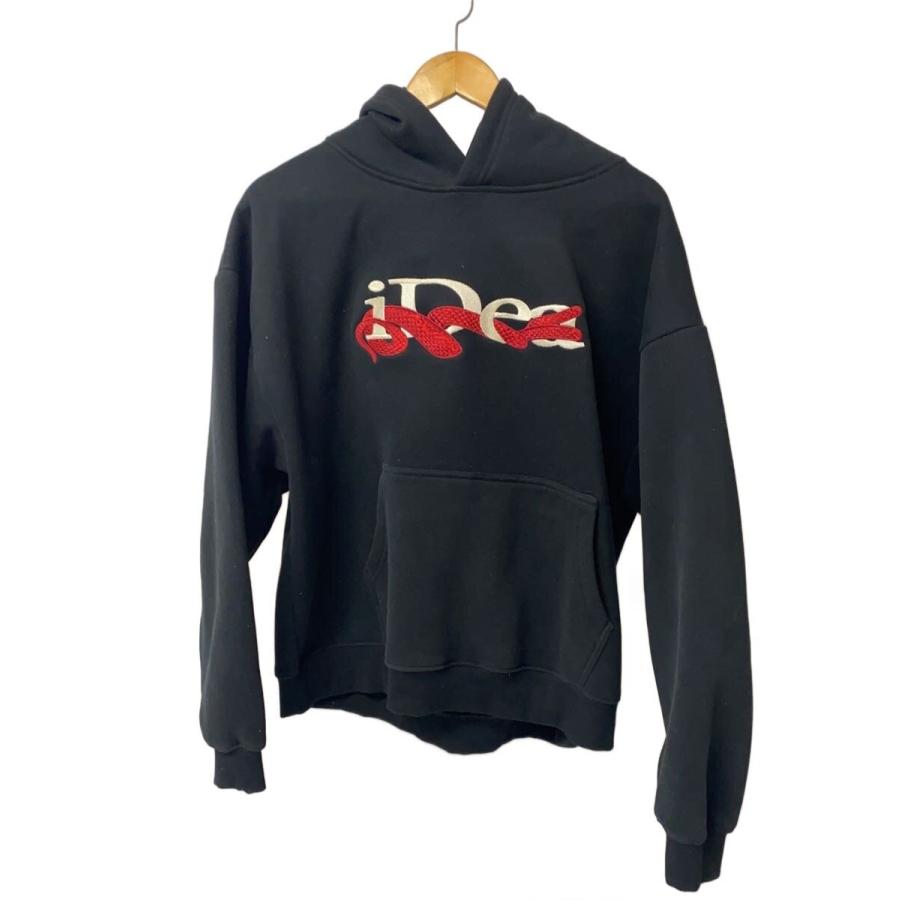 IDEASWAM(iDea)◇パーカー/L/コットン/BLK/OUROBOROS HOODIE