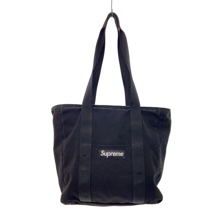 Supreme　キャンバストートバッグ　新品未使用。 Supreme◇ZIP CANVAS TOTE/トートバッグ/キャンバス/BLK// : セカンド