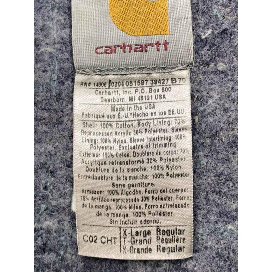 Carhartt◇USA製/ミシガンチョアコート/XL/コットン/BRW/C02 CHT