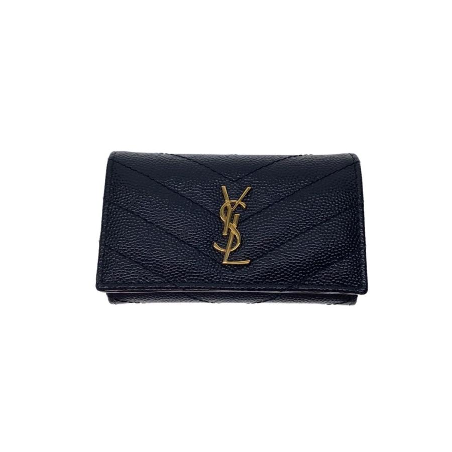 SAINT LAURENT キーケース SAINT LAURENT◇キーケース/--/BLK/無地/レディース : セカンド