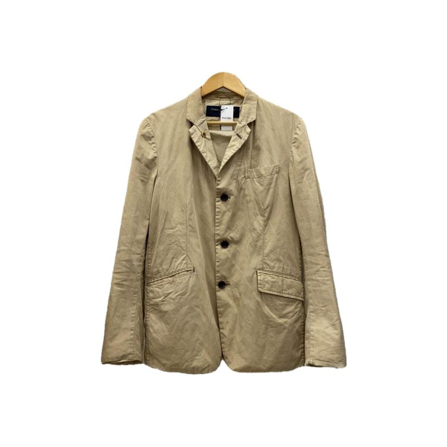 COMME des GARCONS HOMME◇テーラードジャケット/S/コットン/KHK COMME des GARCONS HOMME◇テーラードジャケット/S/コットン/KHK