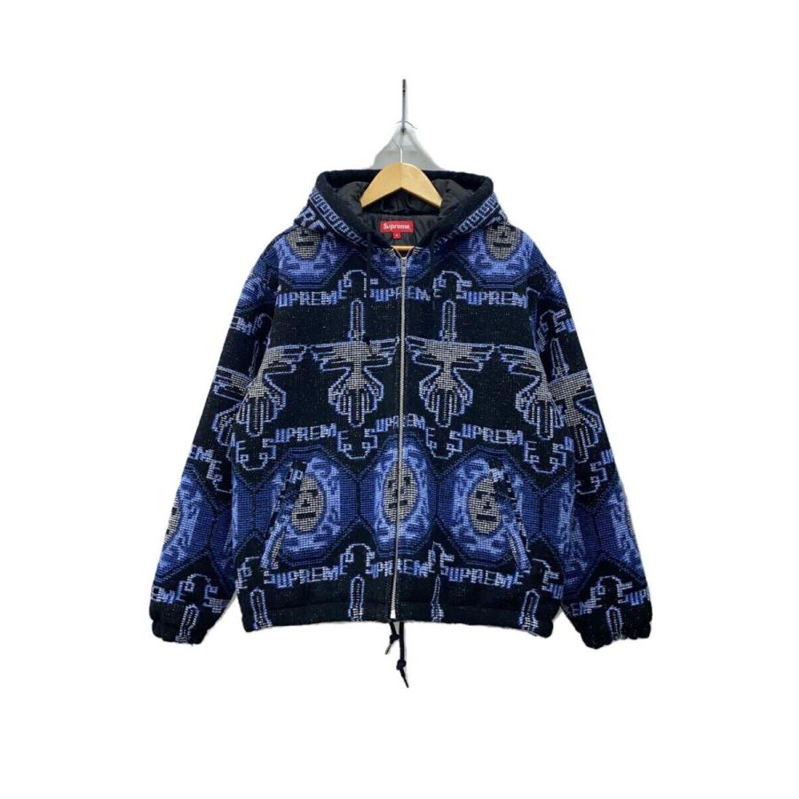 ジャケット・アウター supreme woven hooded jacket Supreme◇woven hooded jacket/ジャケット/S/コットン/BLU/総柄