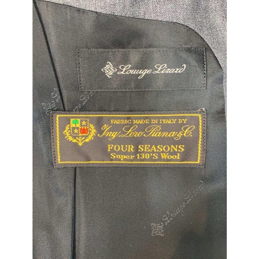 LOUNGE LIZARD◇Loro piana/super130s/スーツ/1/ウール/GRY/無地