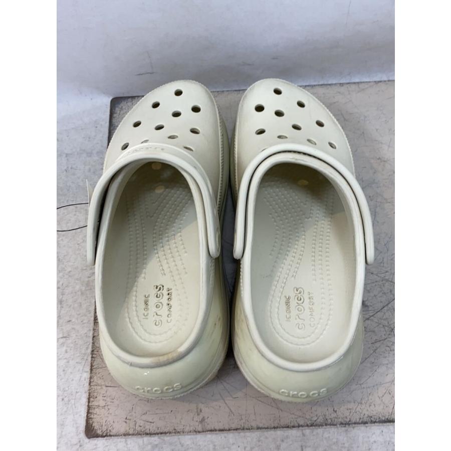 crocs◇サンダル/厚底/ICONIC COMFORT/US6/CRM/クリーム : セカンド