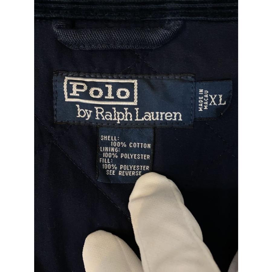 POLO RALPH LAUREN◇キルティングジャケット/XL/コットン/ネイビー/90s