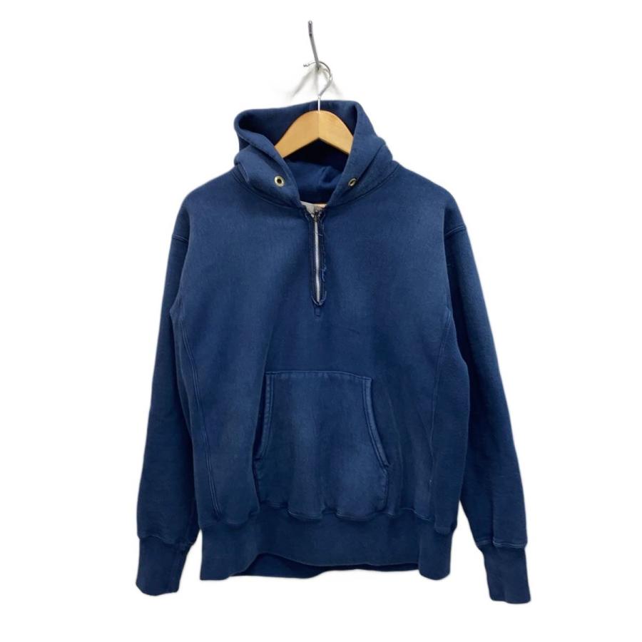 A.PRESSE◇Vintage Half Zip Sweat Hoodie/2/コットン/NVY : セカンド