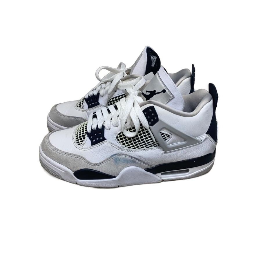 NIKE◇AIR JORDAN 4 RETRO_エアジョーダン レトロ/25cm/WHT/ホワイト