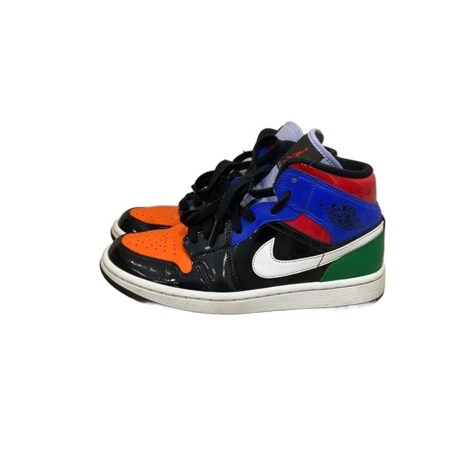 NIKE◇AIR JORDAN 1 MID SE_エアジョーダン ミッド SE/23.5cm/ブルー 
