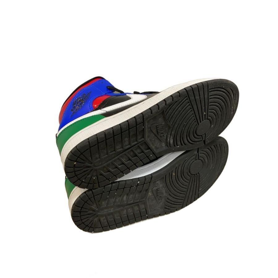 NIKE◇AIR JORDAN 1 MID SE_エアジョーダン ミッド SE/23.5cm/ブルー 