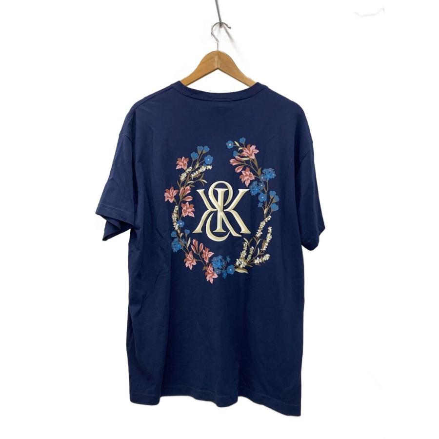 KITH◇Tシャツ/L/コットン/ネイビー/25-073-060-0023-2-0 : セカンド