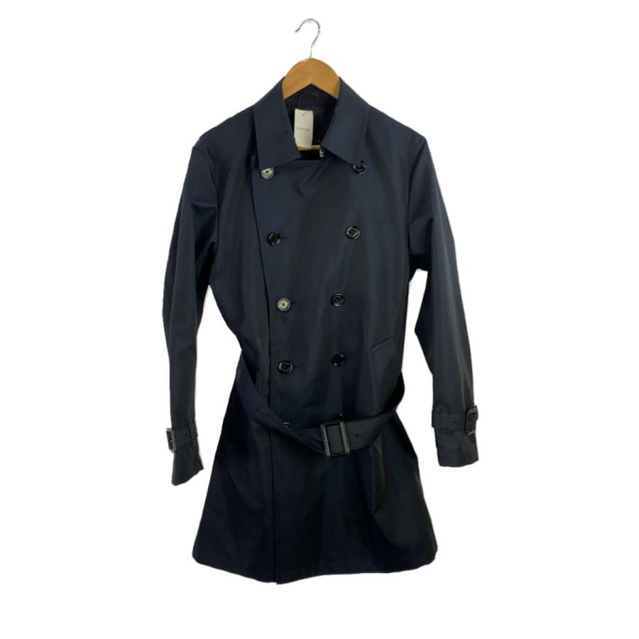 BLACK LABEL CRESTBRIDGE◇トレンチコート/M/ポリエステル/NVY/無地