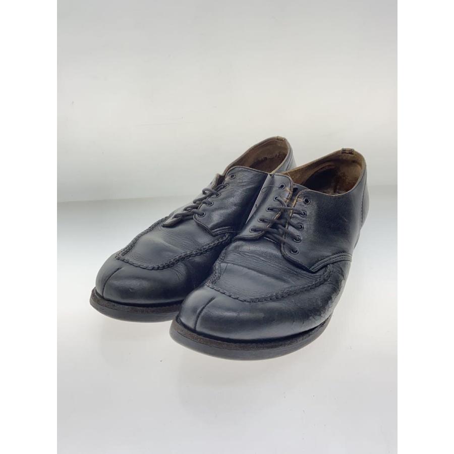 CUSHMAN クッシュマン 40’S Uチップモカシンシューズ 牛革カウハイド CUSHMAN◇40S Uチップ モカシン/ドレスシューズ/--/BLK// : セカンド