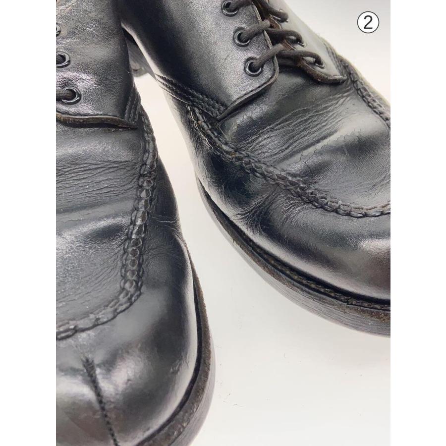 CUSHMAN◇40S Uチップ モカシン/ドレスシューズ/--/BLK// : セカンド