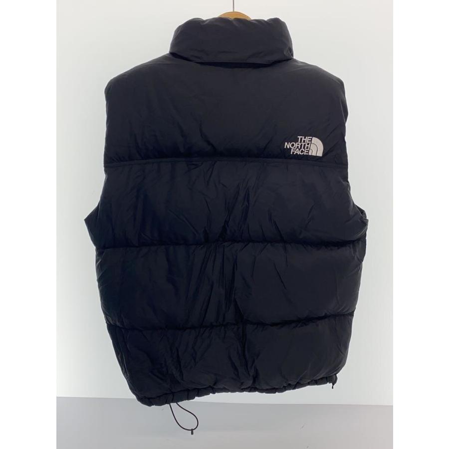 THE NORTH FACE◇NUPTSE VEST_ヌプシベスト/XL/ナイロン/BLK/無地