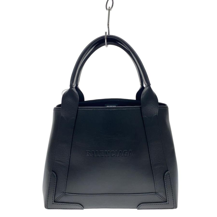 BALENCIAGA◇トートバッグ/レザー/BLK/339933・1000・M・002123