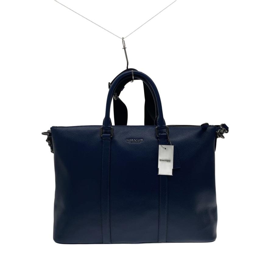 COACH◇ケイレブワークバッグ/トートバッグ/--/BLU/CY769 : セカンド
