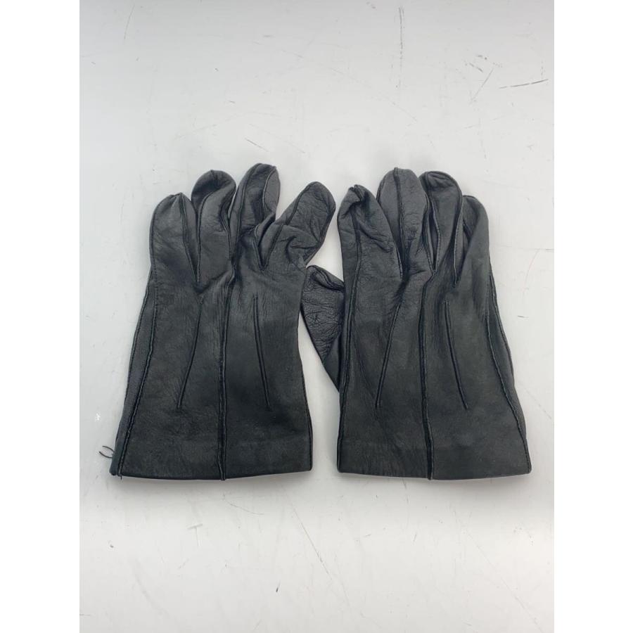 本人期 ANN DEMEULEMEESTER モヘアアームスリーブ 手袋 ANN DEMEULEMEESTER◇手袋/レザー/BLK/無地/レディース// : セカンド