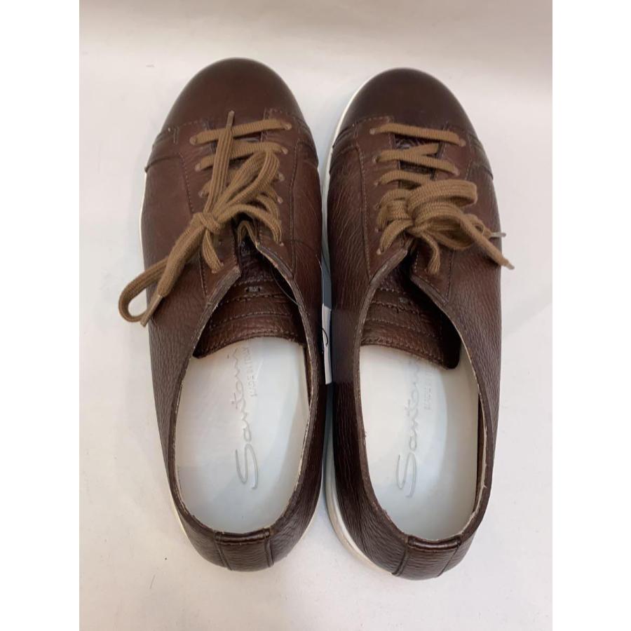 Santoni◆グラデーションレザーローカットスニーカー/UK6.5/BRW/シボレザー//｜ssol-shopping｜03