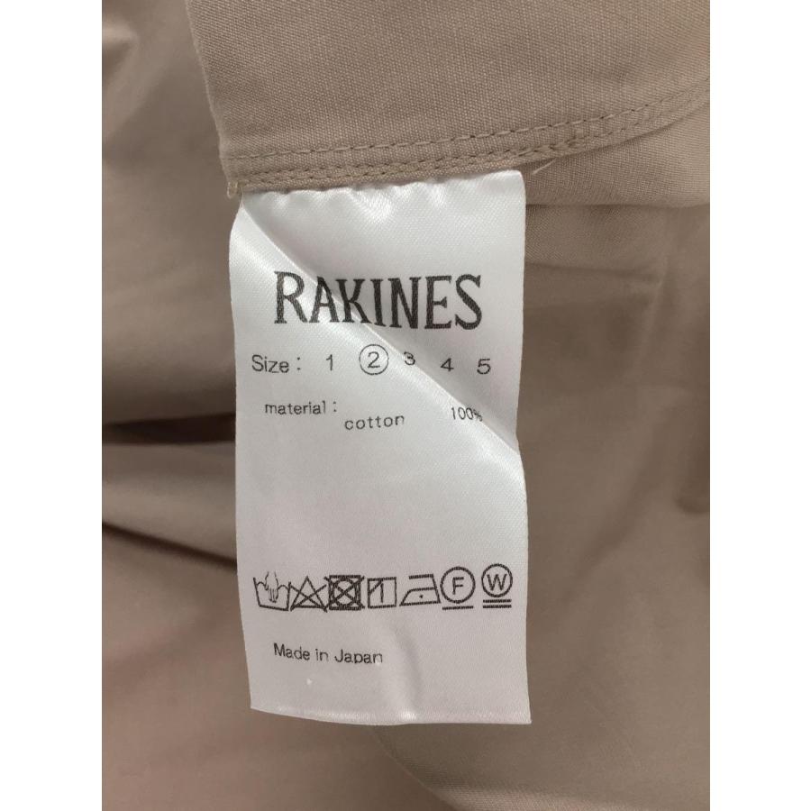 RAKINES/R Shirt/長袖シャツ/コットン/ベージュshns
