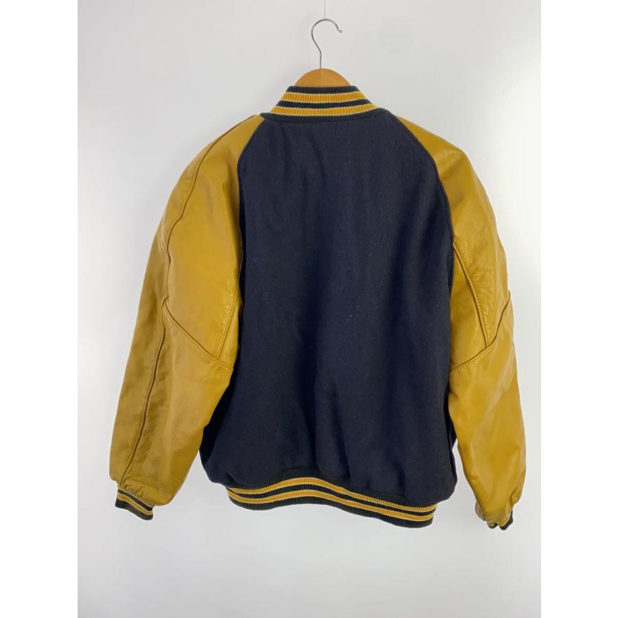 DeLONG◇スタジャン/38/ウール/ネイビー/USA製/90S : セカンド DeLONG◇スタジャン/38/ウール/ネイビー/USA製/90S : セカンド
