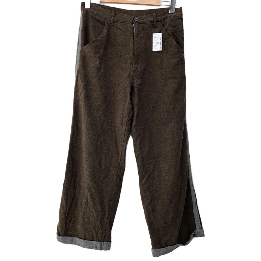 COMME des GARCONS HOMME PLUS◇ストレートパンツ/M/ウール/KHK/PP