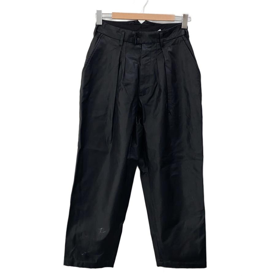 パンツ stein 21ss EX WIDE TAPERED TROUSERS stein◇EX WIDE TAPERED TROUSERS/ストレートパンツ/S/フェイクレザー
