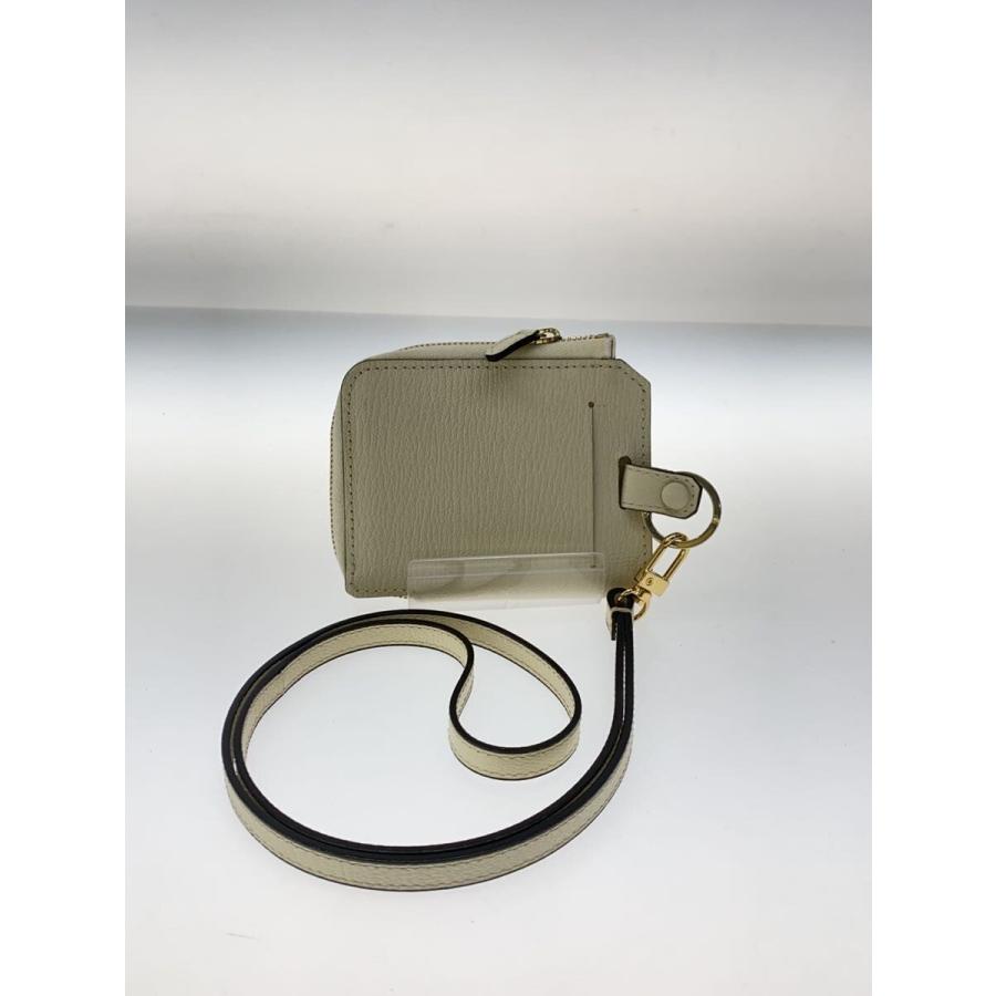 【未使用】L'arcobaleno スマートネックウォレット L'arcobaleno◇スマートネックウォレット/2つ折り財布/--/WHT/メンズ