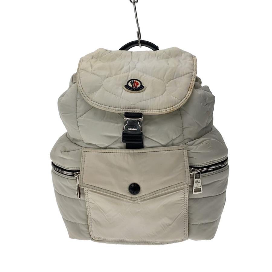 MONCLER◇ASTRO BACKPACK/リュック/ナイロン/WHT/H109B5A00002 68352
