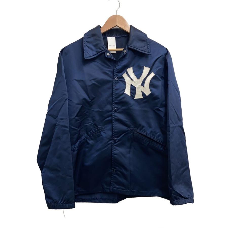 ヤンキース/Official/コーチジャケット/ジャケット/NVY : セカンド