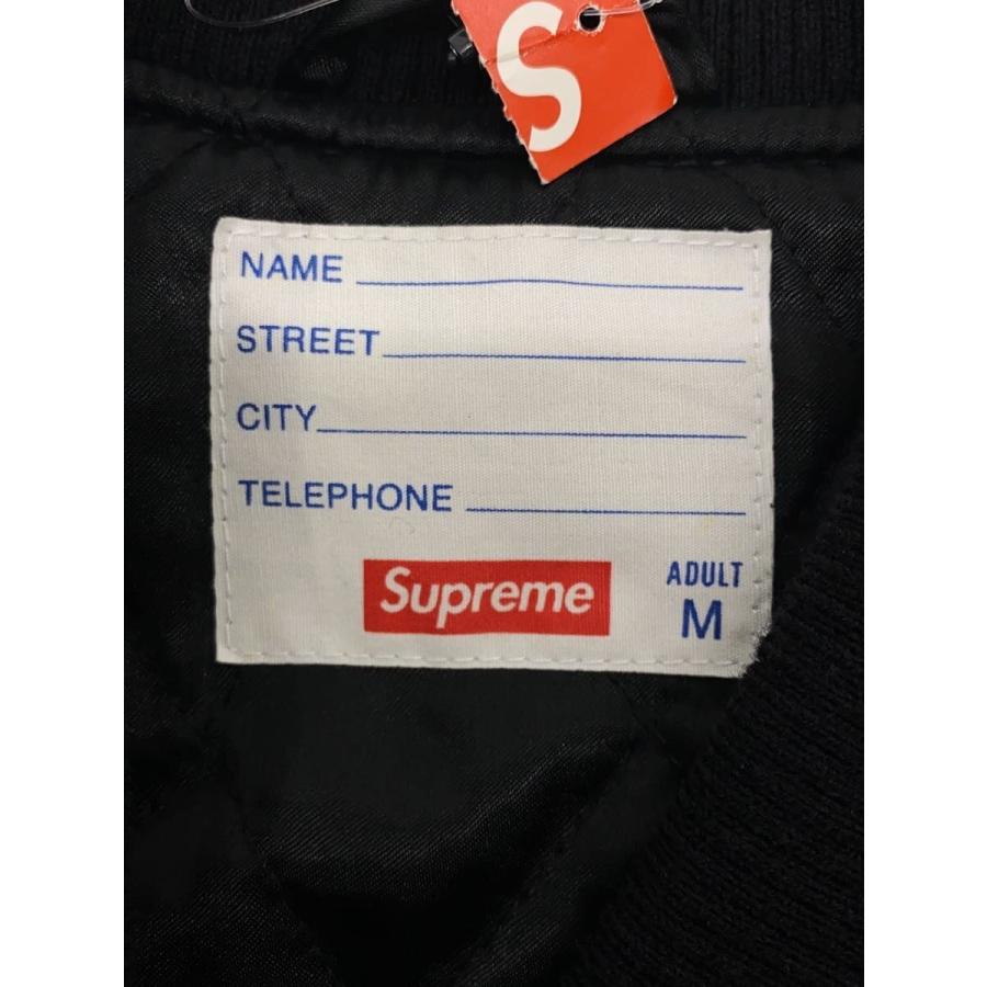 Supreme◇17AW/Gonz Ramm Varsity Jacket/スタジャン/M/ウール/BLK