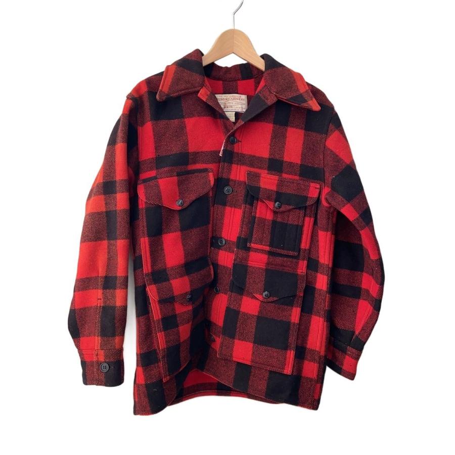 FILSON◇ダブルマッキーノクルーザー/LOT110/ジャケット/36/ウール/RED