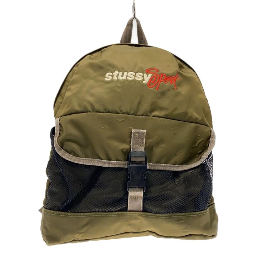 STUSSY◇STUSSY ステューシー/90s/OLD/リュック/--/KHK/※状態考慮