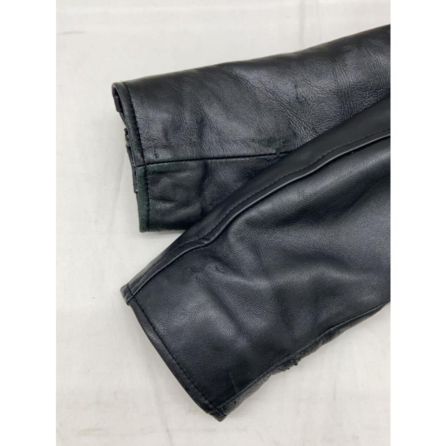 ITEMS URBAN RESEARCH◇レザージャケット・ブルゾン/38/羊革/BLK/WH77