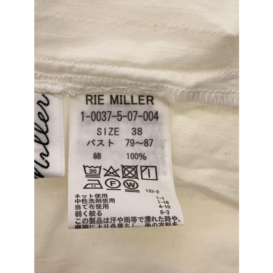 RIE MILLER/シャツワンピース/38/コットン/WHT/無地/1-0037-5-07-004｜ssol-shopping｜04