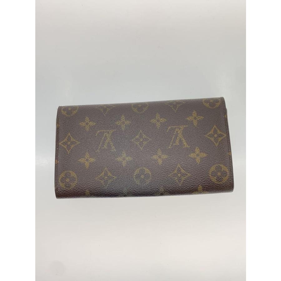 LOUIS VUITTON◇長財布/レザー/BRW/総柄/メンズ/m61734 : セカンド