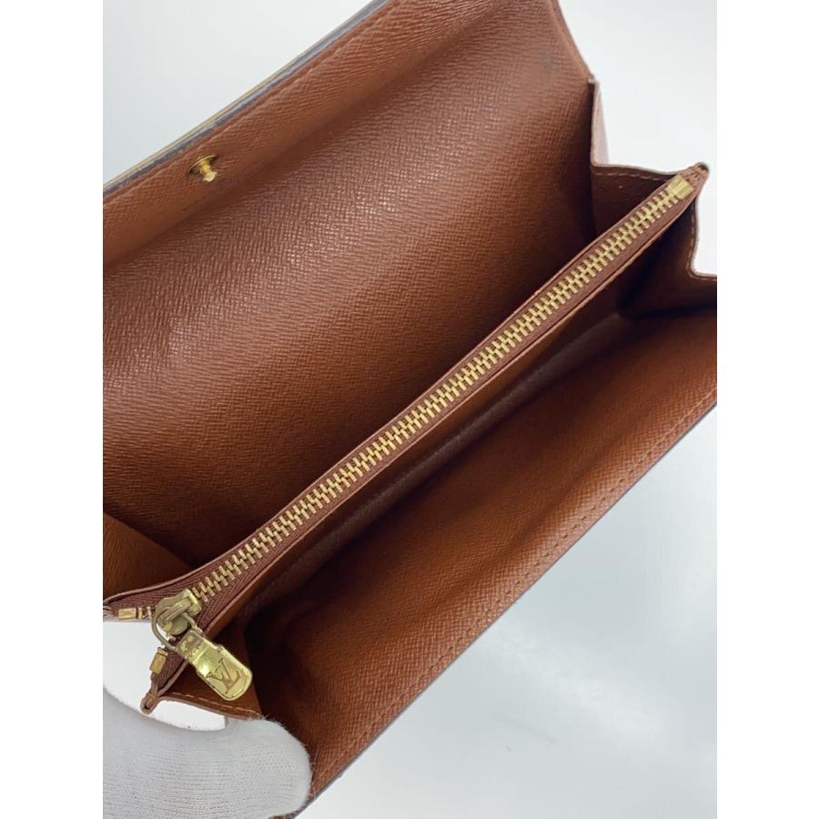 LOUIS VUITTON◇長財布/レザー/BRW/総柄/メンズ/m61734 : セカンド
