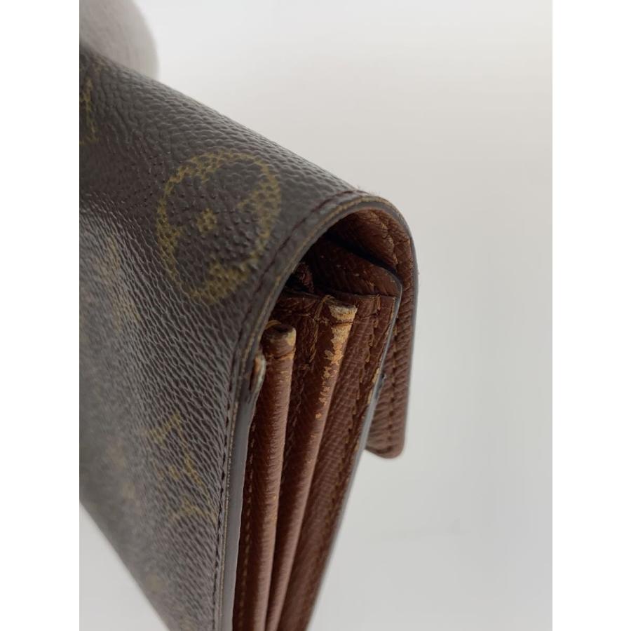 LOUIS VUITTON◇長財布/レザー/BRW/総柄/メンズ/m61734 : セカンド