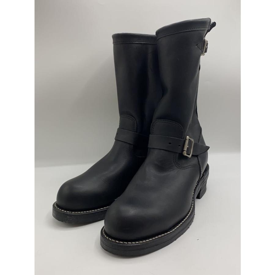 CHIPPEWA◇エンジニアブーツ/26cm/BLK/レザー/1901M57/11 STEEL