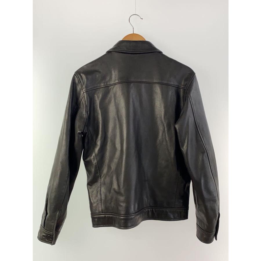 SAINT LAURENT◇シングルライダースジャケット/S/羊革/BLK SAINT LAURENT◇シングルライダースジャケット/S/羊革/BLK
