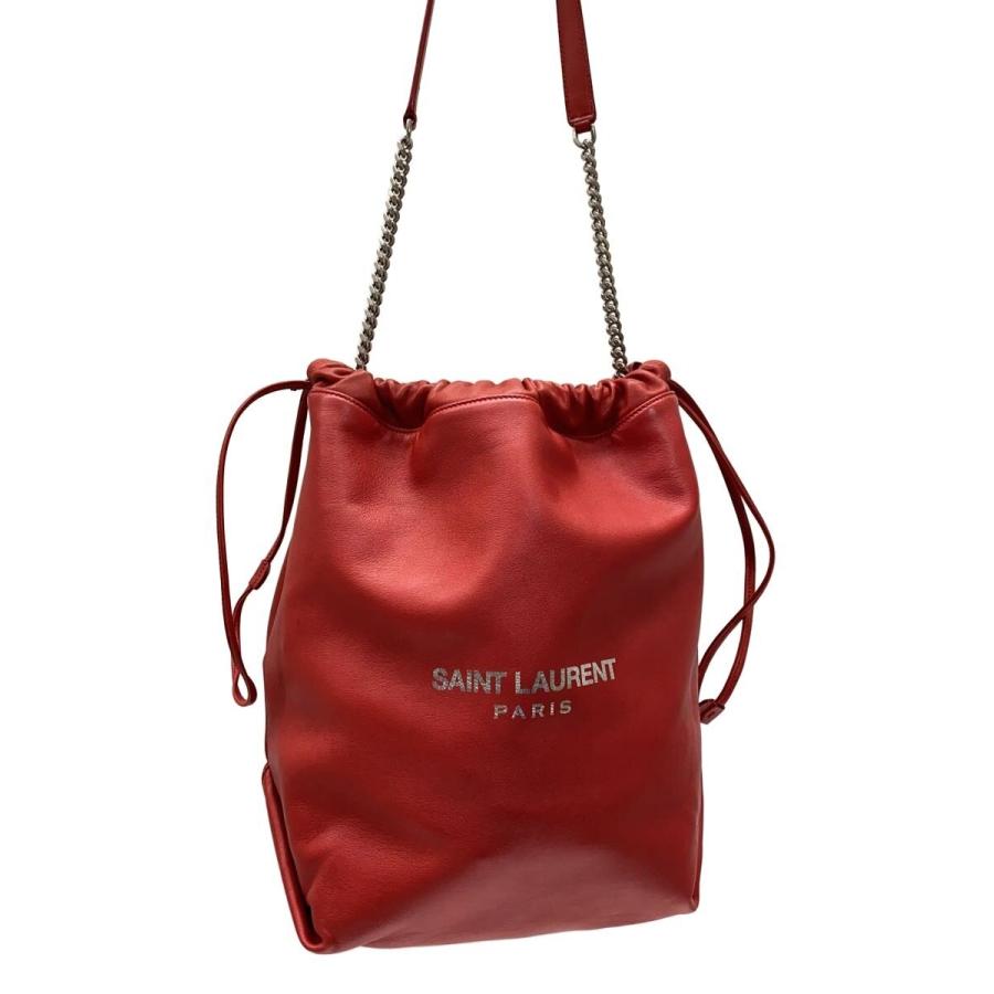 YSL レザー 赤 クラッチバッグ 保存袋付き YSL レザー 赤 クラッチバッグ 保存袋付き - メルカリ