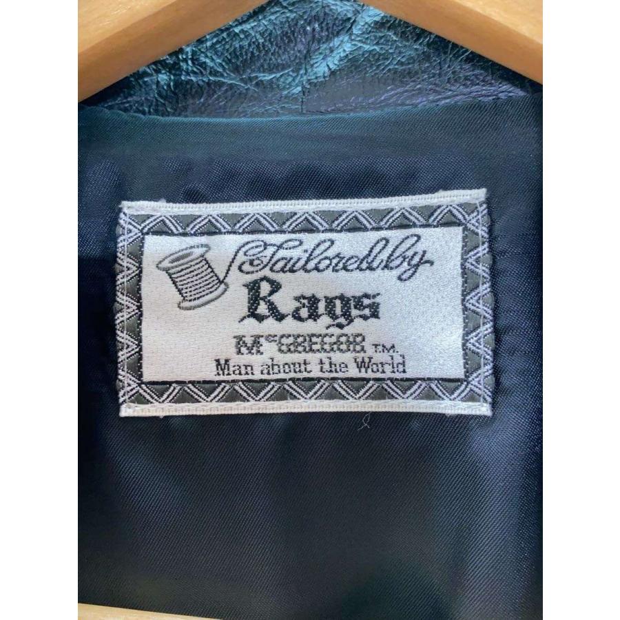 Rags MCGREGOR◇14AW/ホースハイド/ダブルライダースジャケット/S/馬革