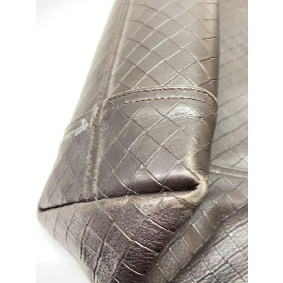 BOTTEGA VENETA◇トートバッグ/イントレッチオミラージュ/レザー/BRW 