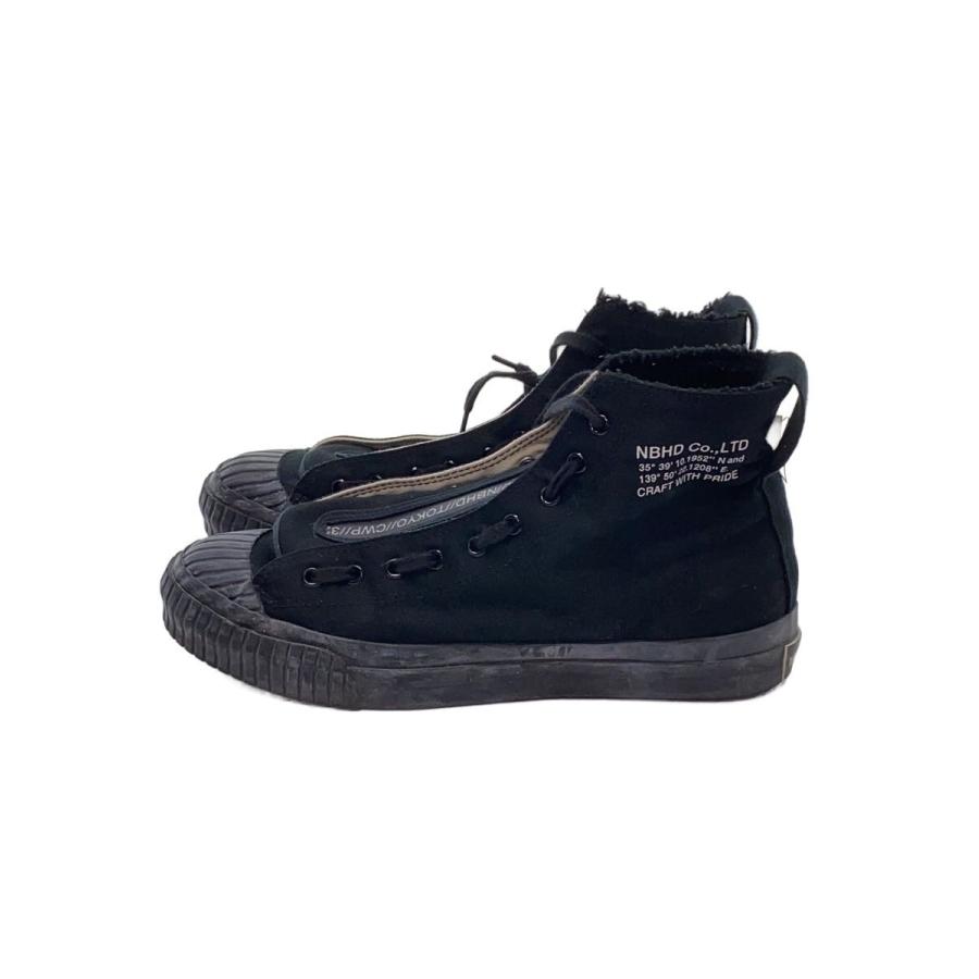 NEIGHBORHOOD◇ハイカットスニーカー/26.5cm/BLK : セカンドストリート 