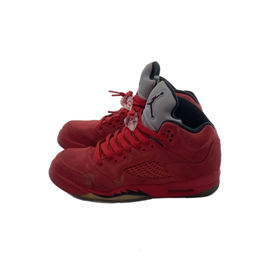 NIKE◇AIR JORDAN 5 RETRO BG/エアジョーダンレトロ/レッド/440888-602 