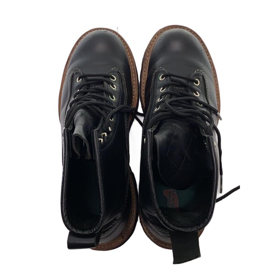 RED WING◇ブーツ/UK7/BLK/レザー/2934/LINEMAN/ラインマン : セカンド