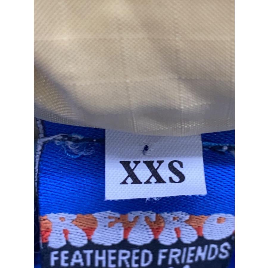 FEATHERED FRIENDS◇ダウンベスト/XXS/ナイロン/BLU/無地/USA製/BEAMES